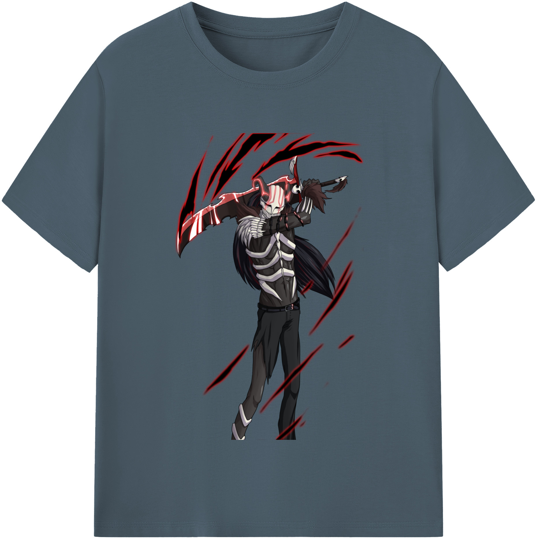 （画像用） ブリーチ 黒崎一護（くろさき いちご）BLEACH Kurosaki Ichigo 綿100％半袖Tシャツ（フロントプリント）